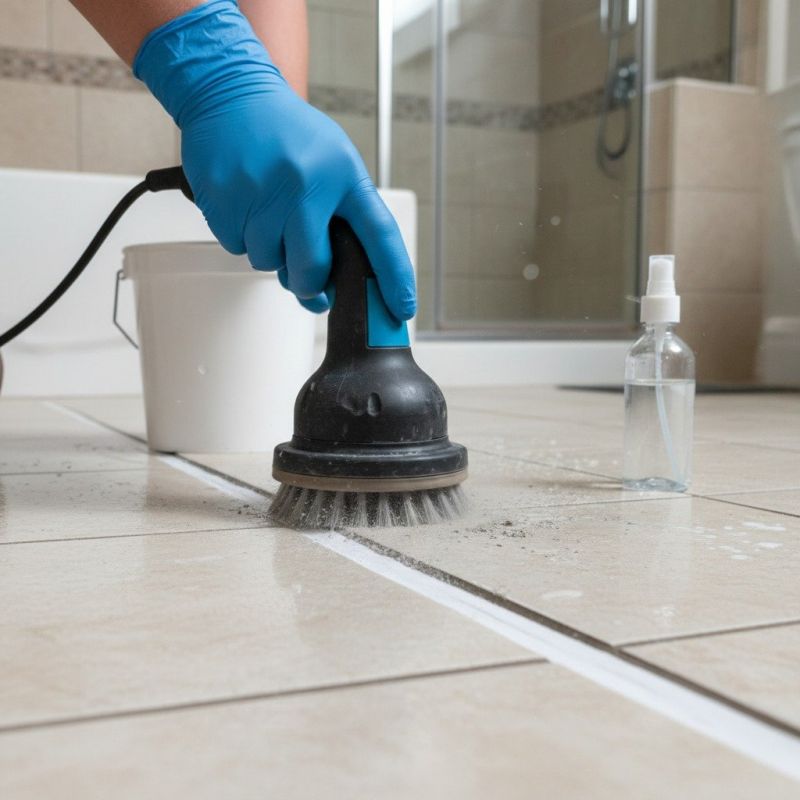 Tile Grout Line Cleaning