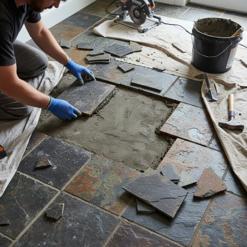 Granite Floor Repair in Overland Park, KS