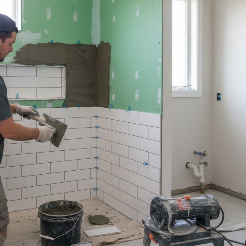 Tile Shower Floor Installation in Denver County, CO